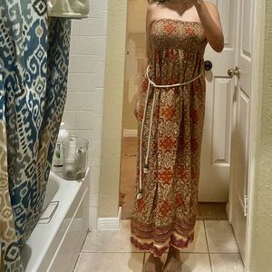 Patterned Maxi Dress